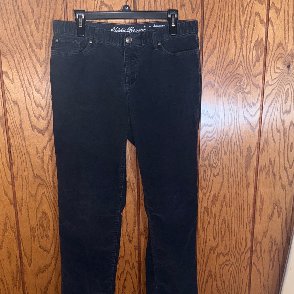 Eddie Bauer Women’s  Dark Blue Corduroy Pants